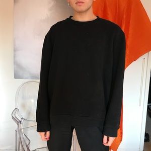 ALL SAINTS black thick “Hester” crew neck sweater